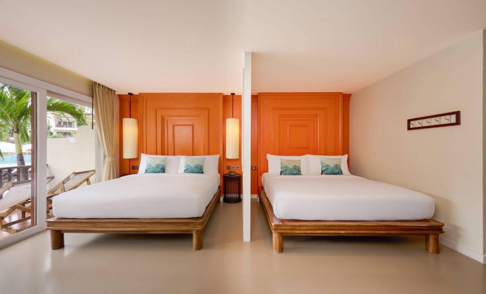 Grand deluxe room with pool and garden view at the Bang Tao beach resort