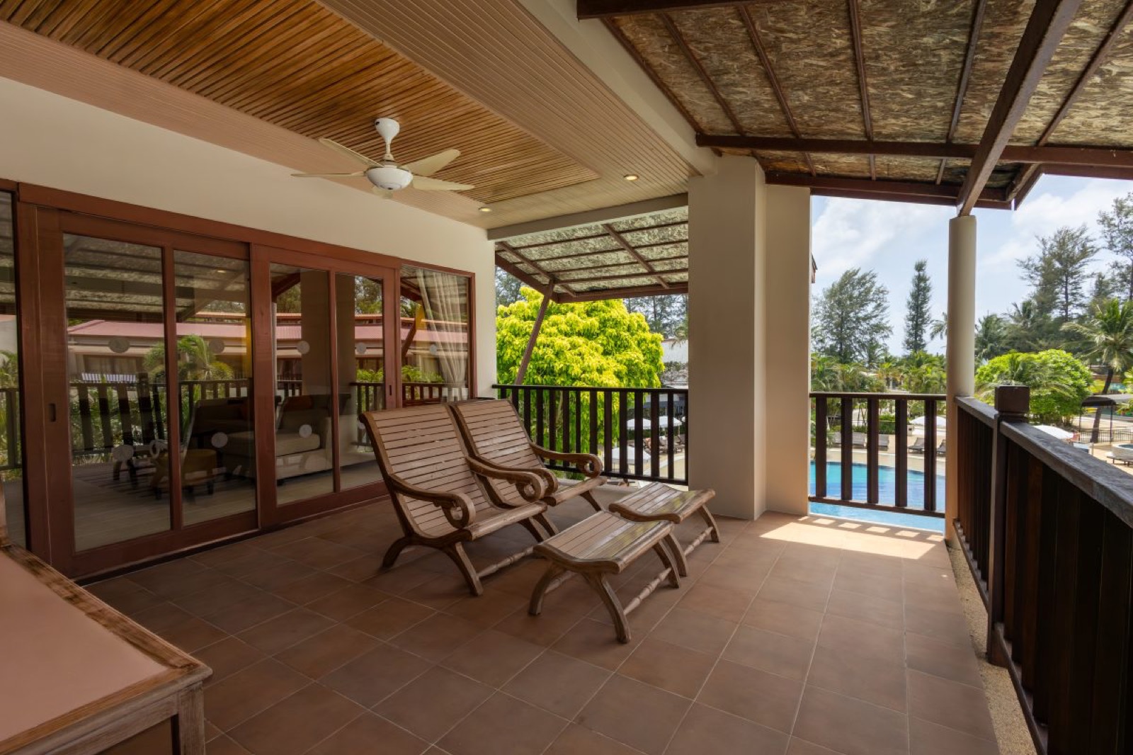 Spacious Arinara suite interior at the beachfront resort in Phuket
