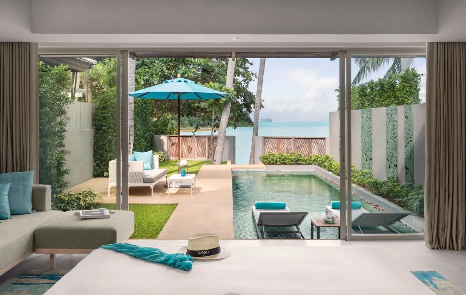 Beachfront pool villa at Avani+ Vacation Club Samui on Koh Samui's south-west coast