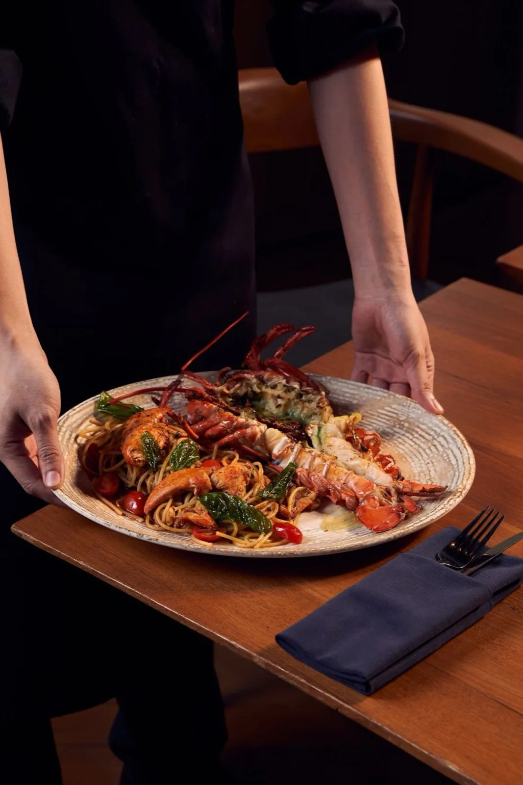 Seafood platter served at SEEN Eatery, the restaurant at CLUB SEEN Koh Samui