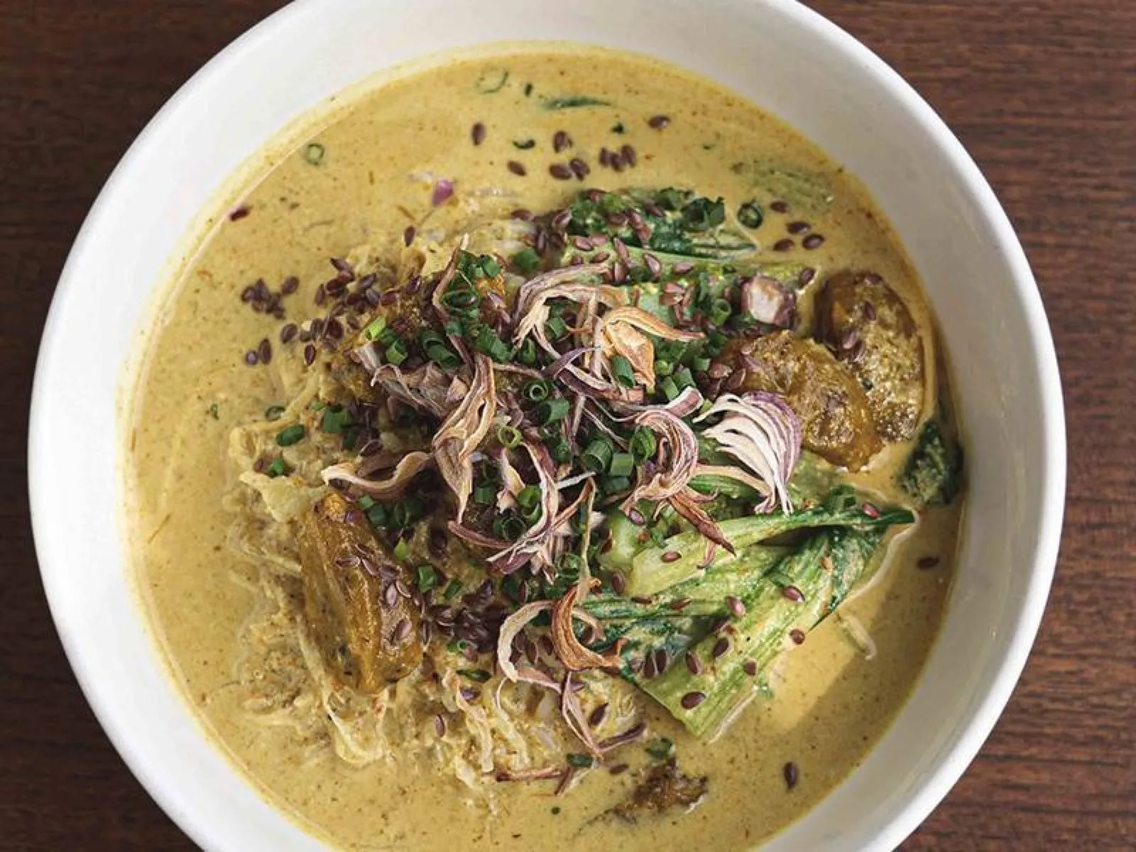 Healthy lunch bowl from Amrita Café at Kamalaya