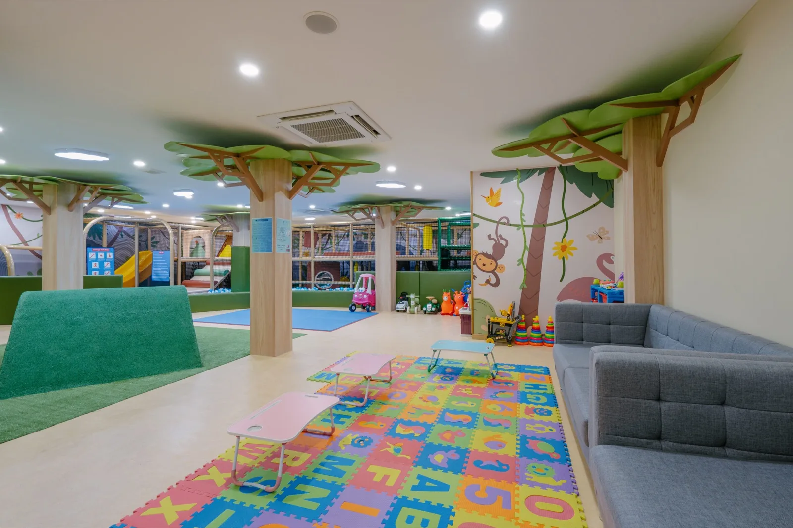 Indoor Emerald Camp Kid's Club play area at Phuket Emerald Beach Resort