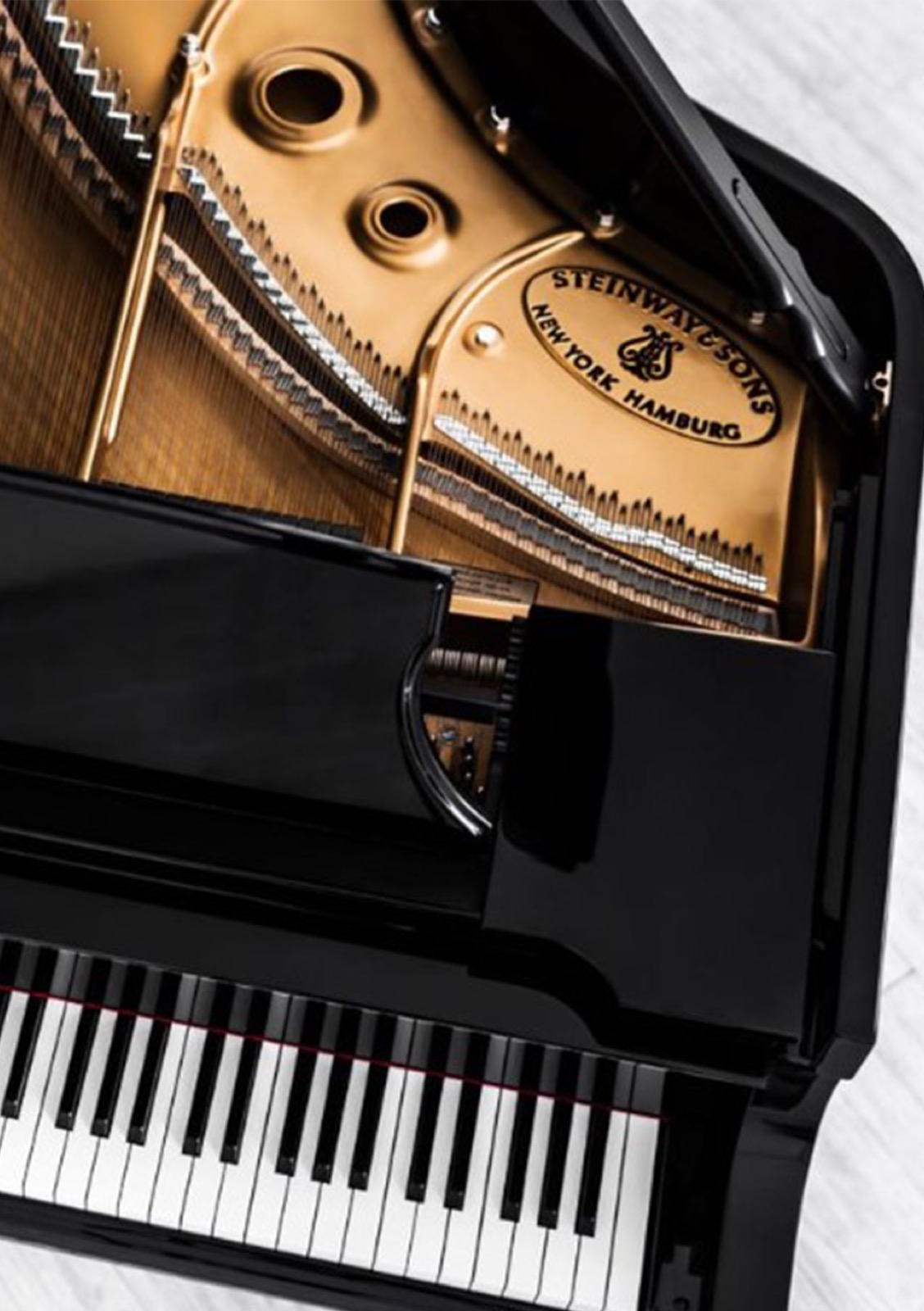 Steinway grand piano at the Phuket School of Music recital venue in Phuket