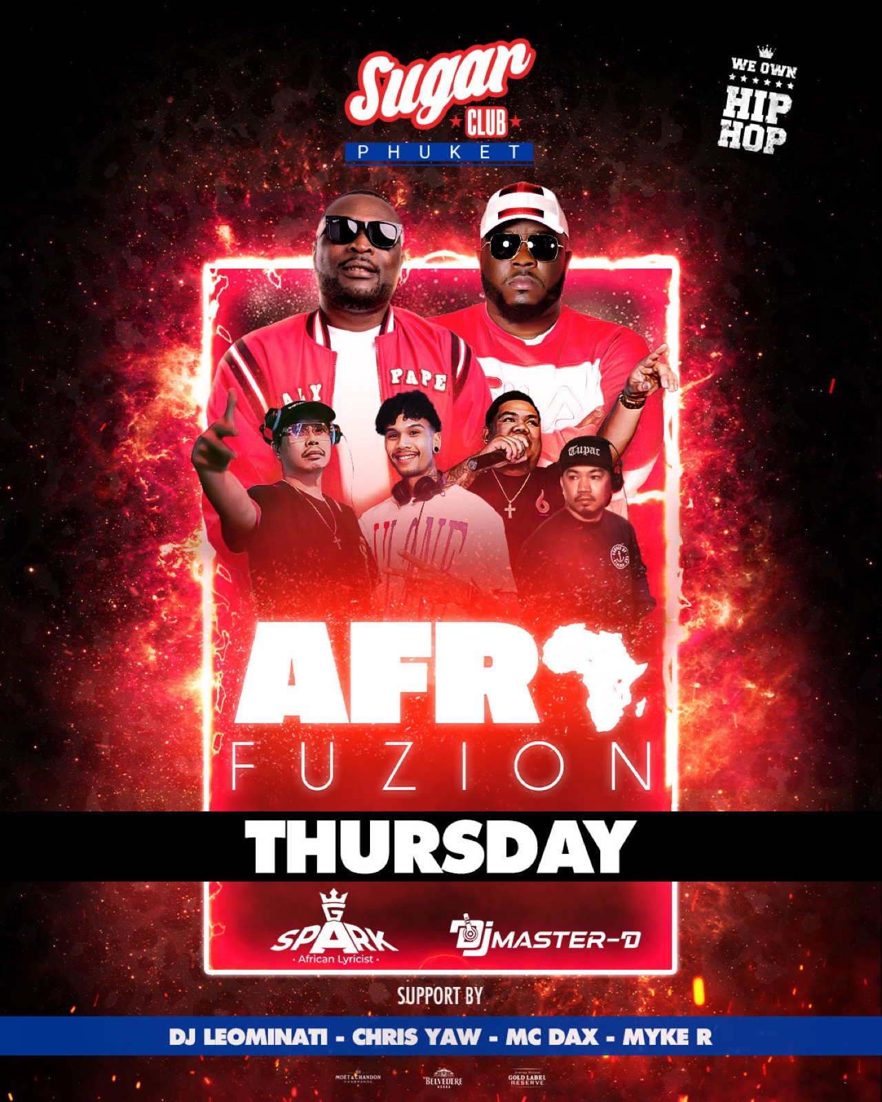 Thursday Afro Fuzion night at Sugar Club Phuket in Patong