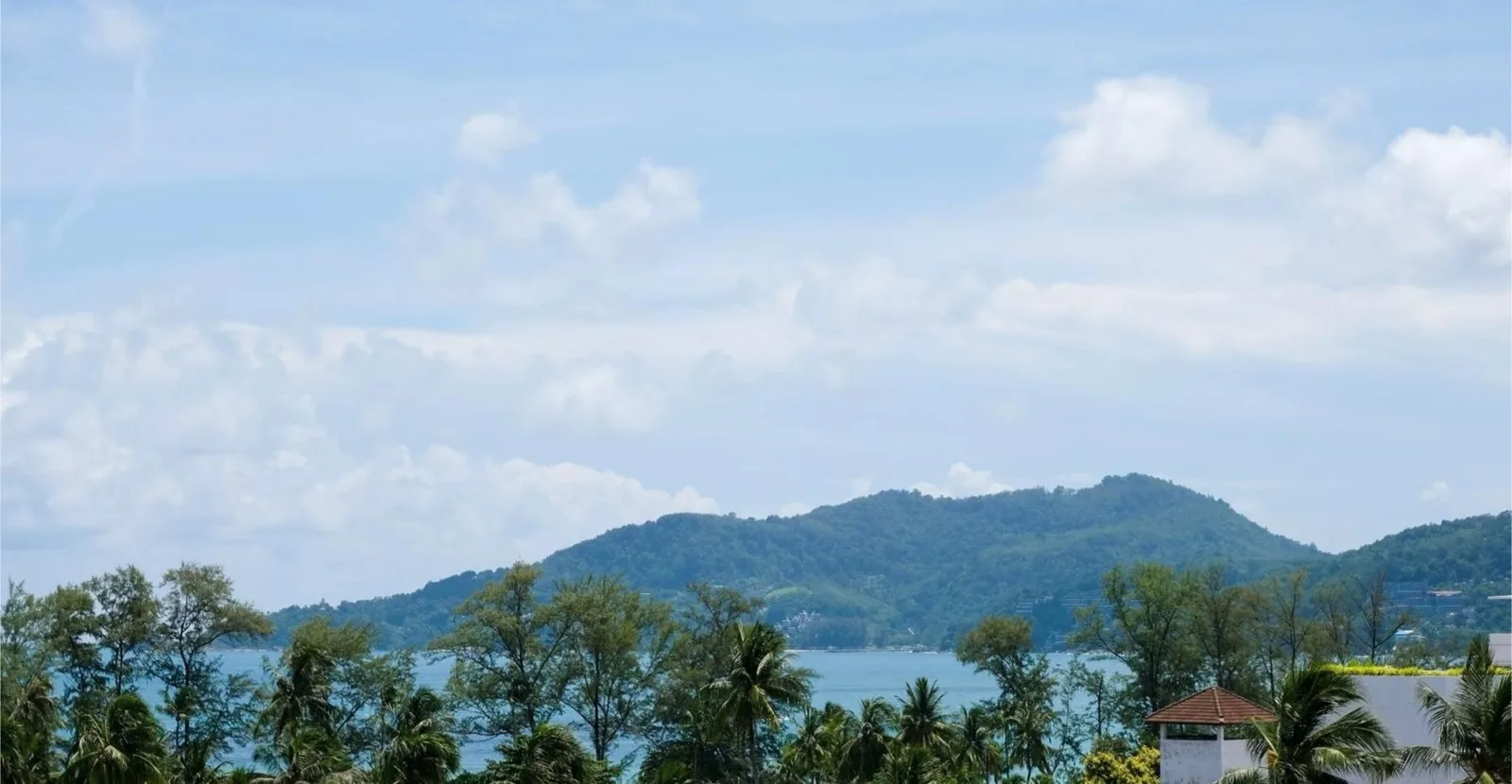View of Patong Bay and the Andaman Sea from the YouDee Hotel rooftop